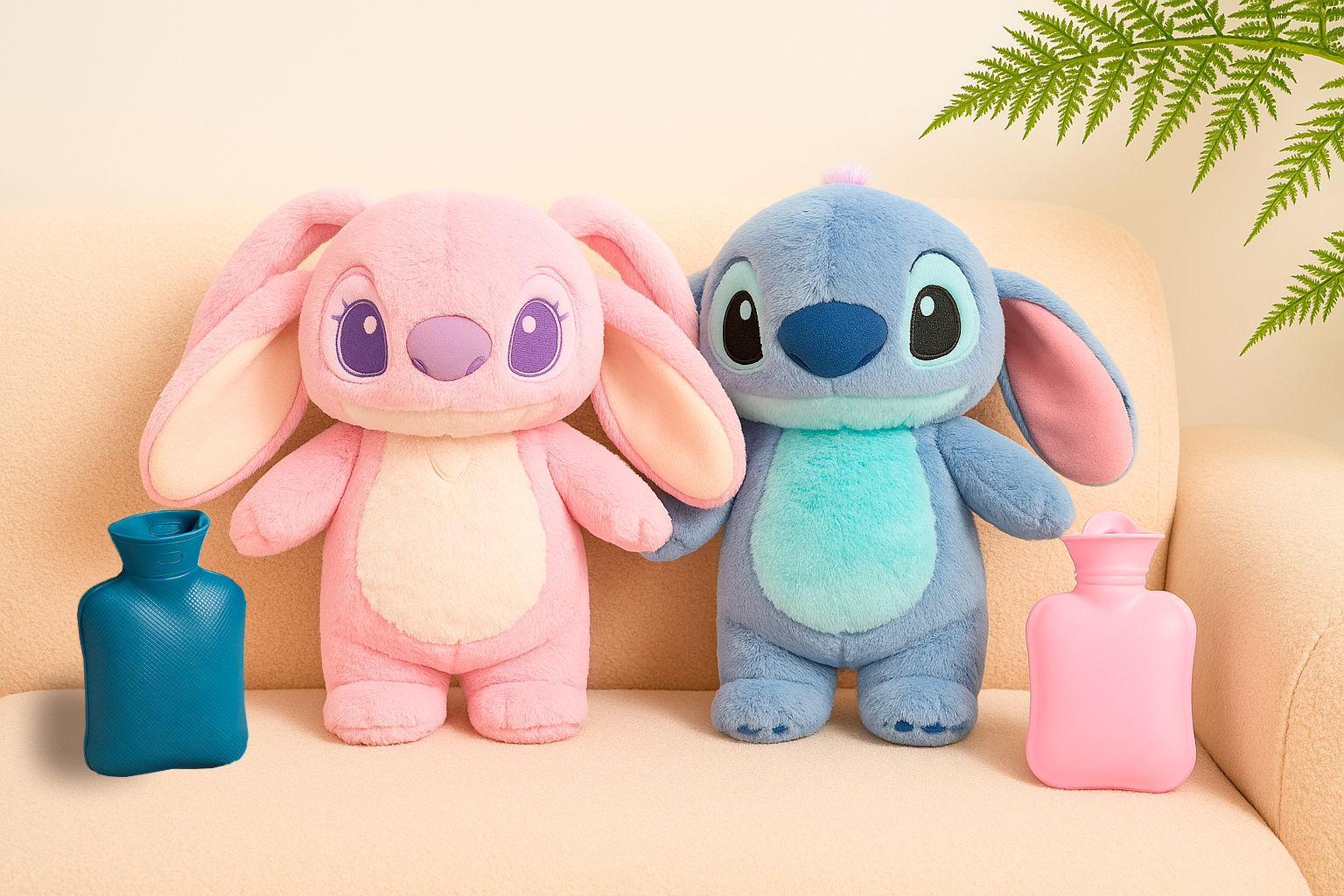 Conjunto Stitch com Bolsa de Água Quente