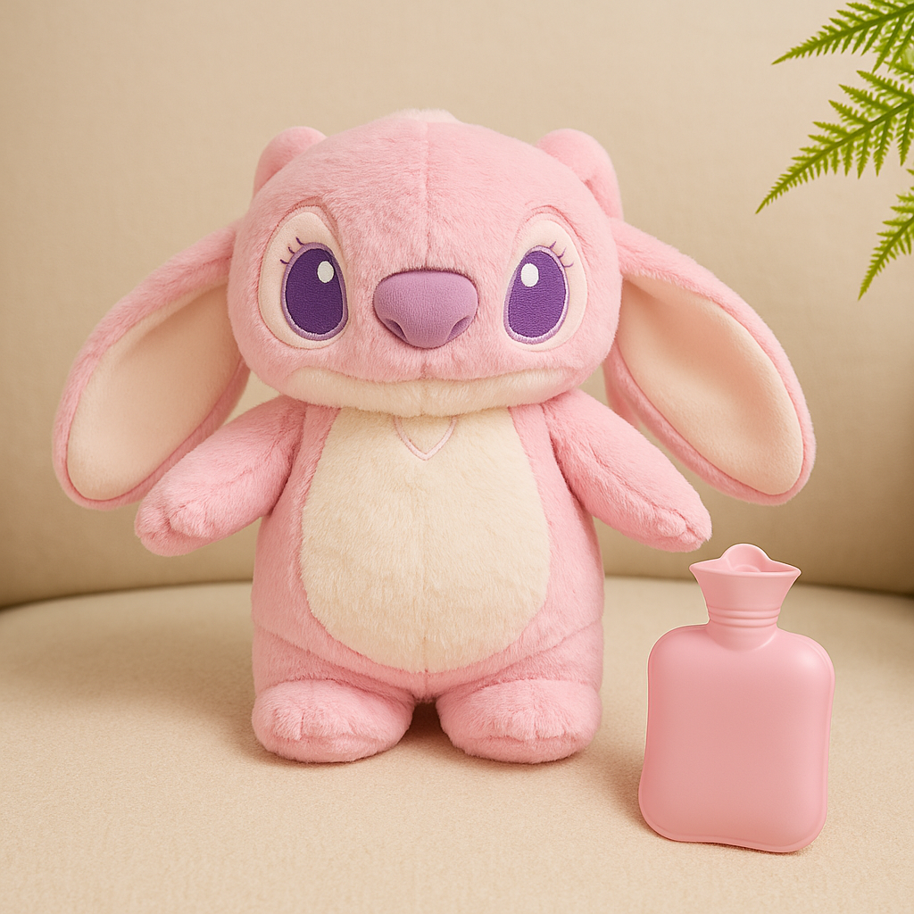 Conjunto Stitch com Bolsa de Água Quente