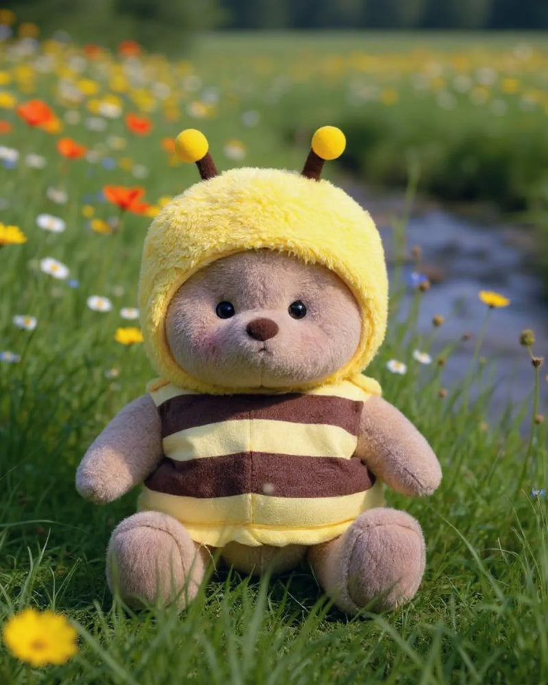 Urso Abelha Peludo™ | Urso de Pelúcia Feito à Mão