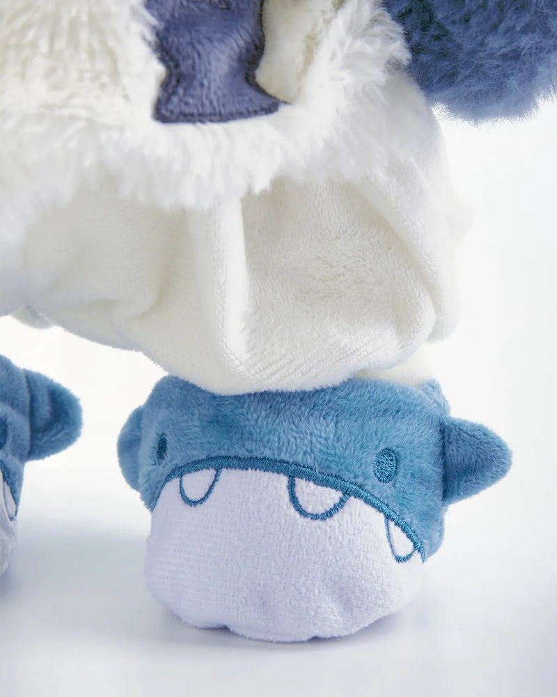 Urso Tubarão Peludo Azul™ | Urso de Pelúcia Feito à Mão
