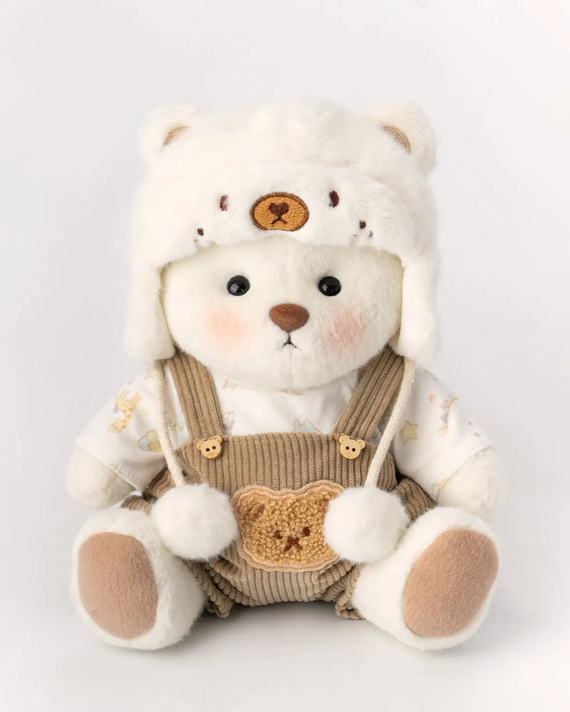 Urso Jardineiro Peludo™ | Urso de Pelúcia Feito à Mão