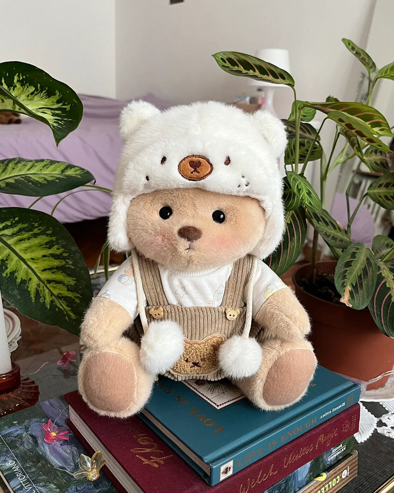Urso Jardineiro Peludo™ | Urso de Pelúcia Feito à Mão