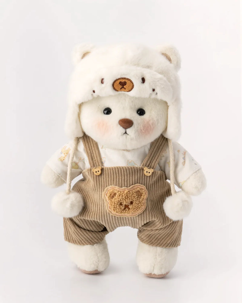 Urso Jardineiro Peludo™ | Urso de Pelúcia Feito à Mão