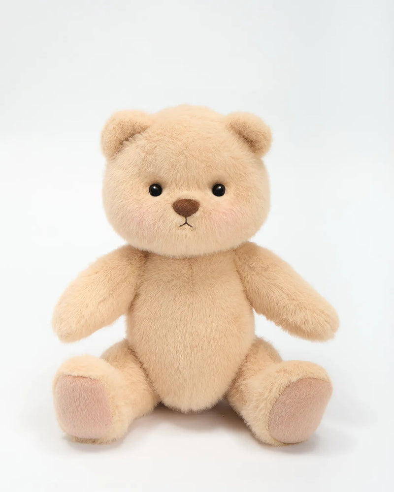 Urso Pardo Peludo™ | Urso de Pelúcia Feito à Mão