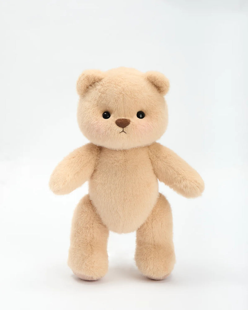 Urso Pardo Peludo™ | Urso de Pelúcia Feito à Mão