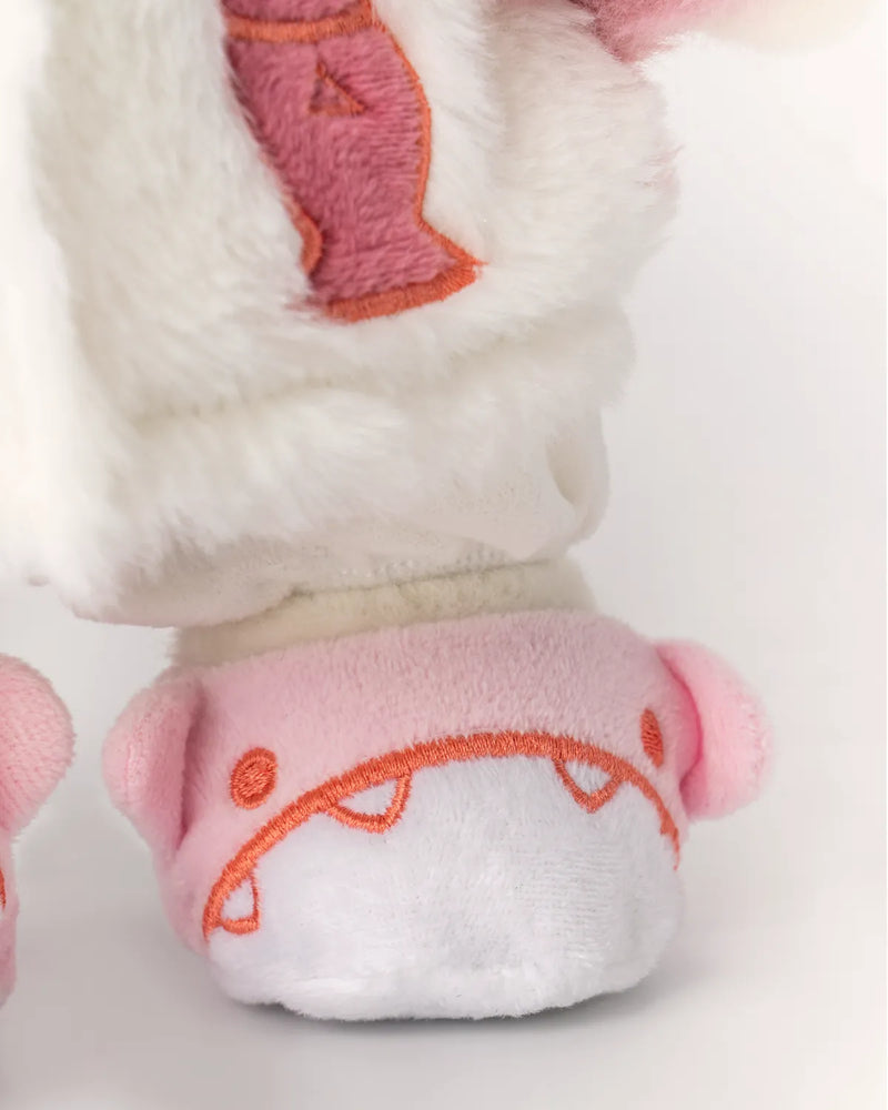 Urso Tubarão Peludo Rosa™ | Urso de Pelúcia Feito à Mão